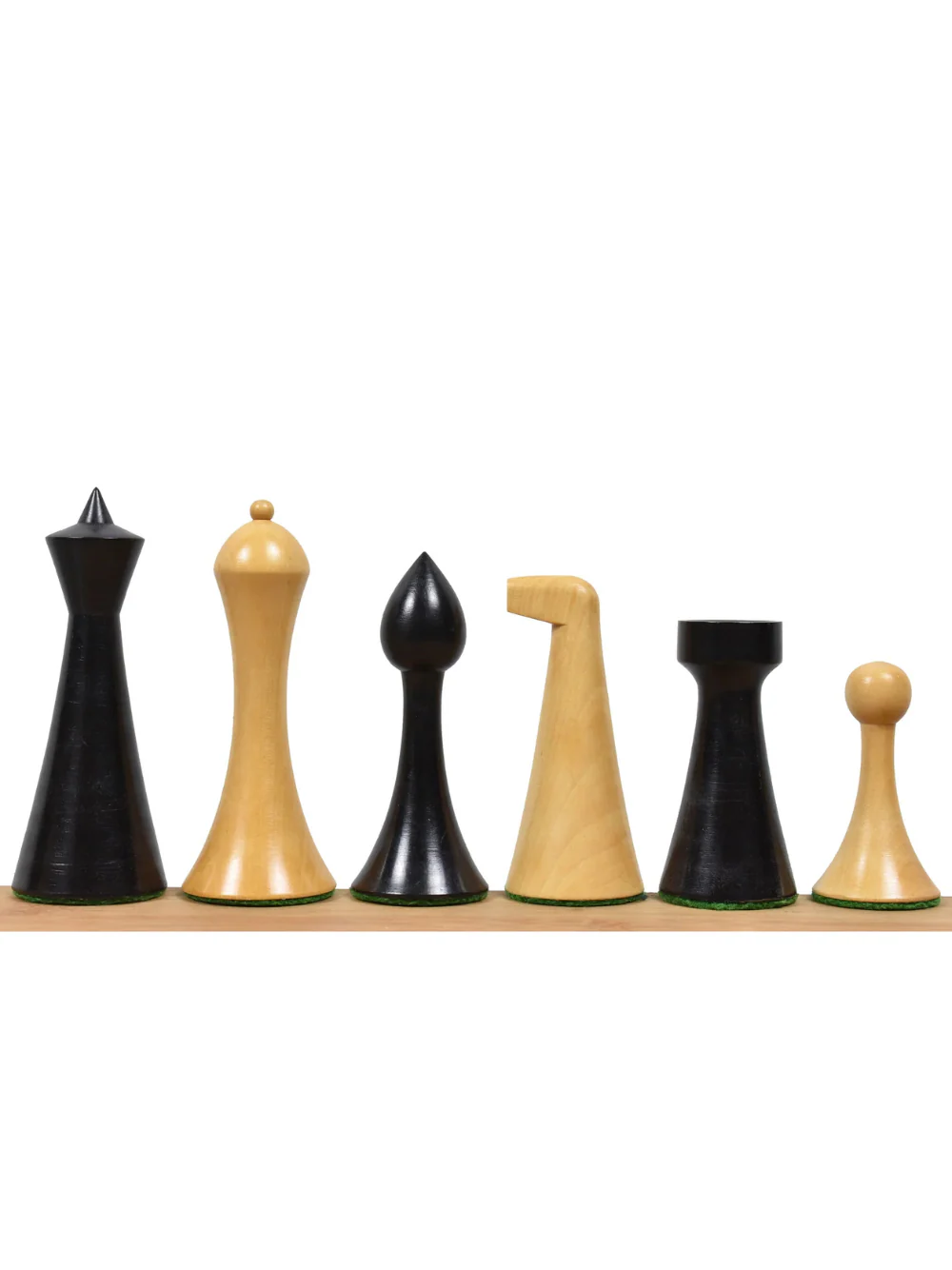Herman Ohme Chess Set - Ebonised Boxwood & Golden Rosewood - Image 3