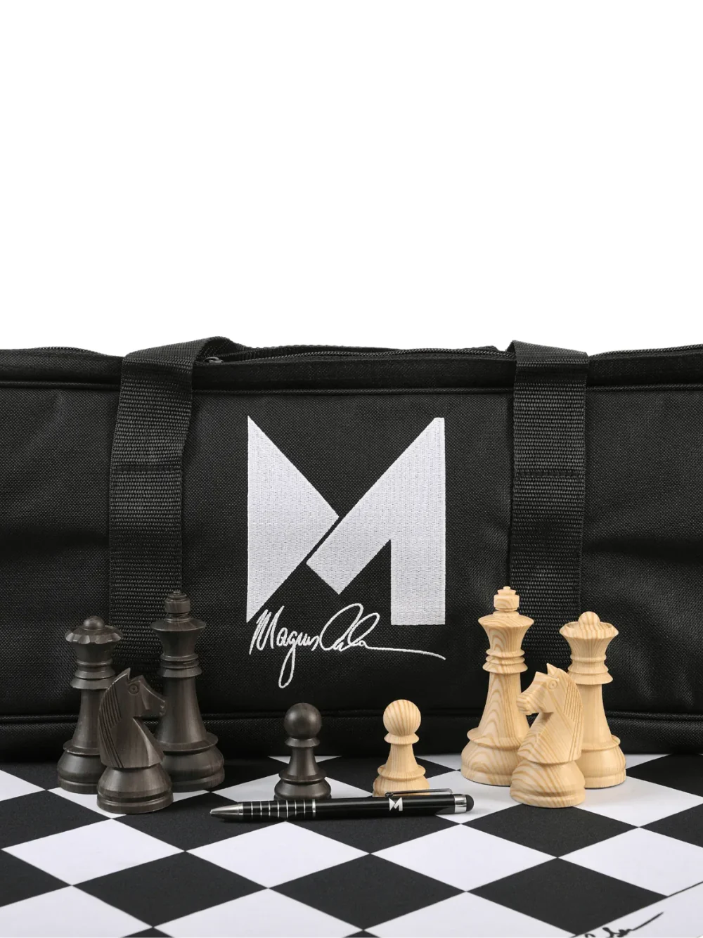 Magnus Carlsen Signature Series Chess Set Combo - Pieces with Board & Bag - Image 4