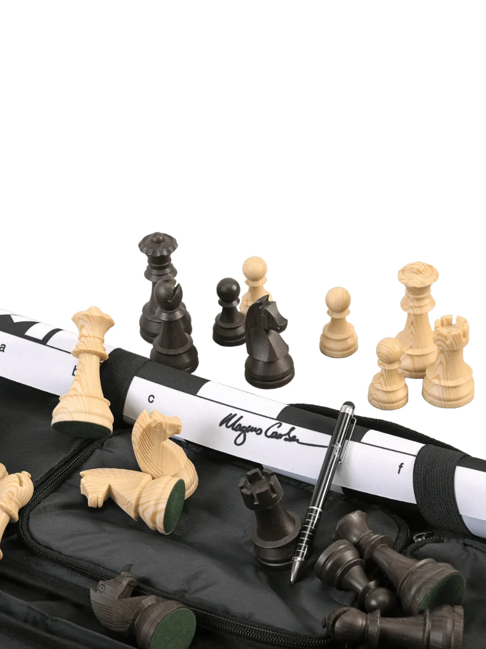 Magnus Carlsen Signature Series Chess Set Combo - Pieces with Board & Bag - Image 5