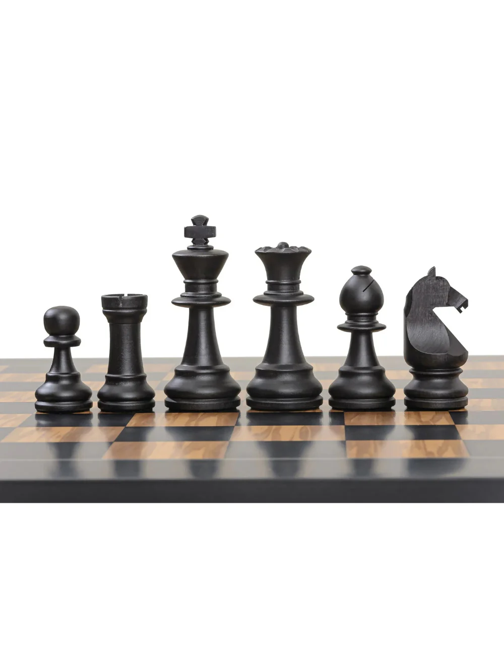 Rechapados Ferrer Olivewood Chess Set Combo - Black Olive Chess Board & Pieces - Image 3