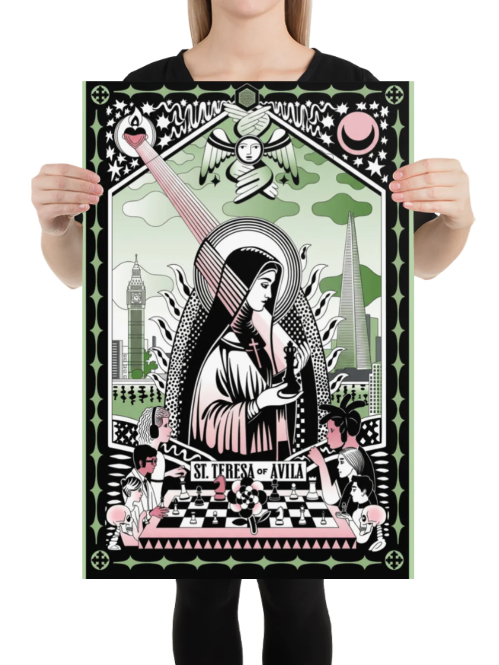 St. Teresa Print Dye Poster - Image 4