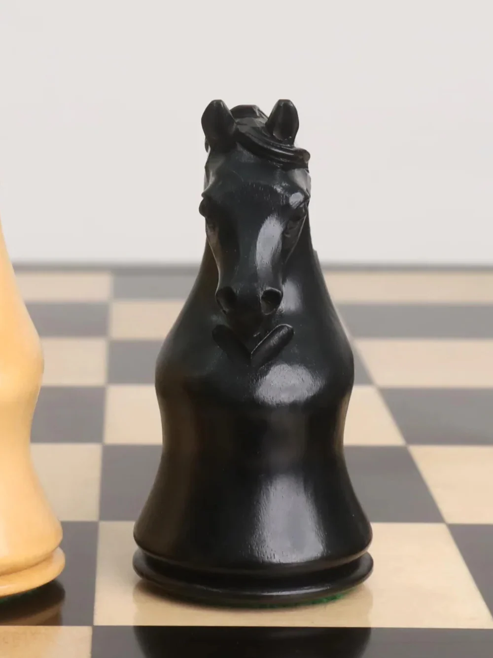 5″ Piatigorsky Cup Reproduced Chess Set - Chess Pieces Only - Ebony Wood - Image 6