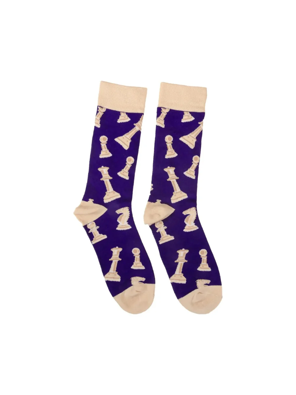 Purple Chess Socks