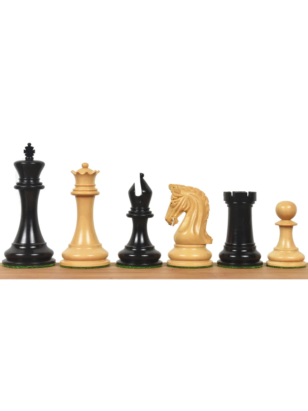 Repro 2016 Sinquefield Staunton Chess Set - Ebony Wood Pieces with Board & Box - Image 4
