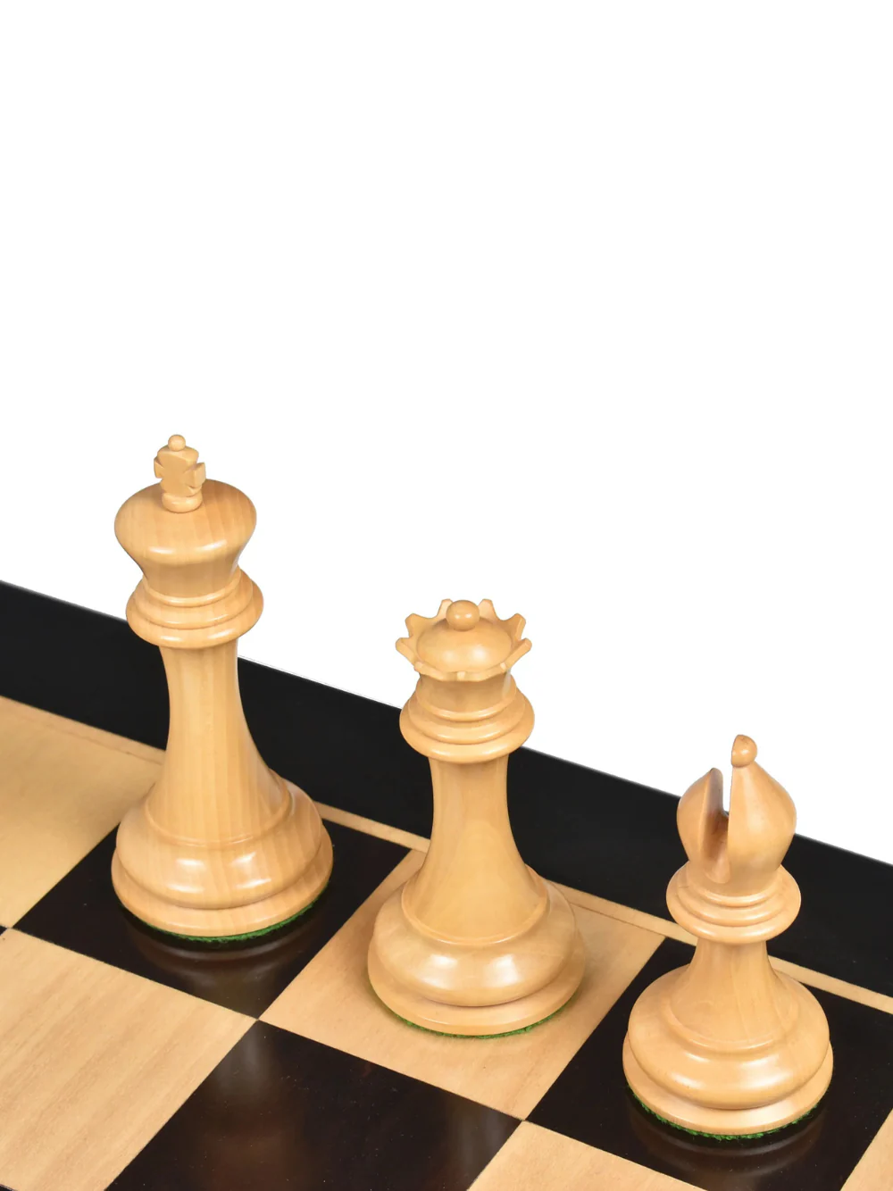 Repro 2016 Sinquefield Staunton Chess Set - Ebony Wood Pieces with Board & Box - Image 6