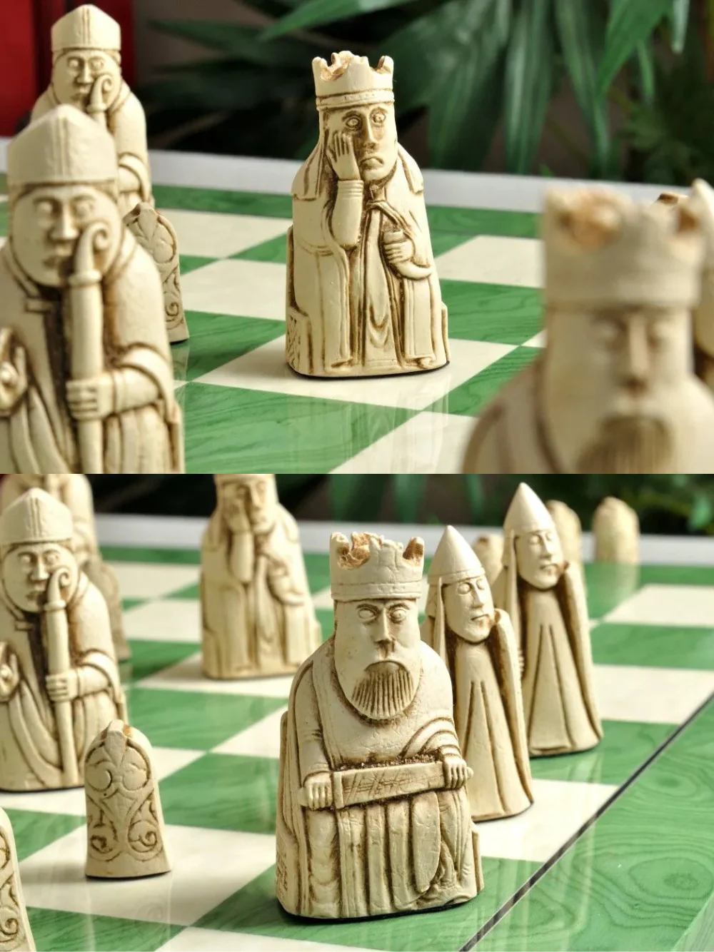 The Isle of Lewis Chess Pieces - 3.5" King - Image 4