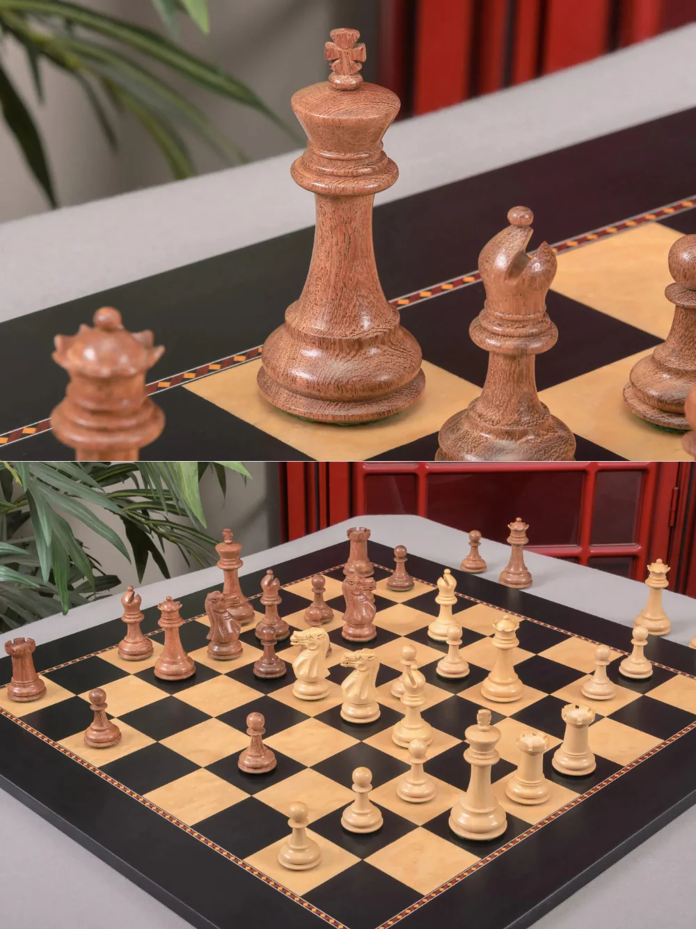The York Series Chess Pieces - 3.5" King - Image 4