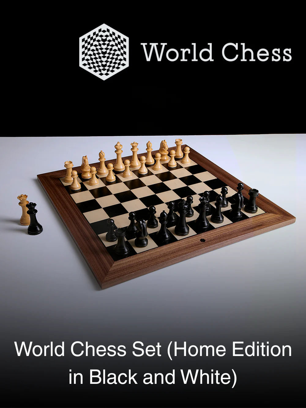 World Chess Set (Home Edition in Black and White) - Image 8