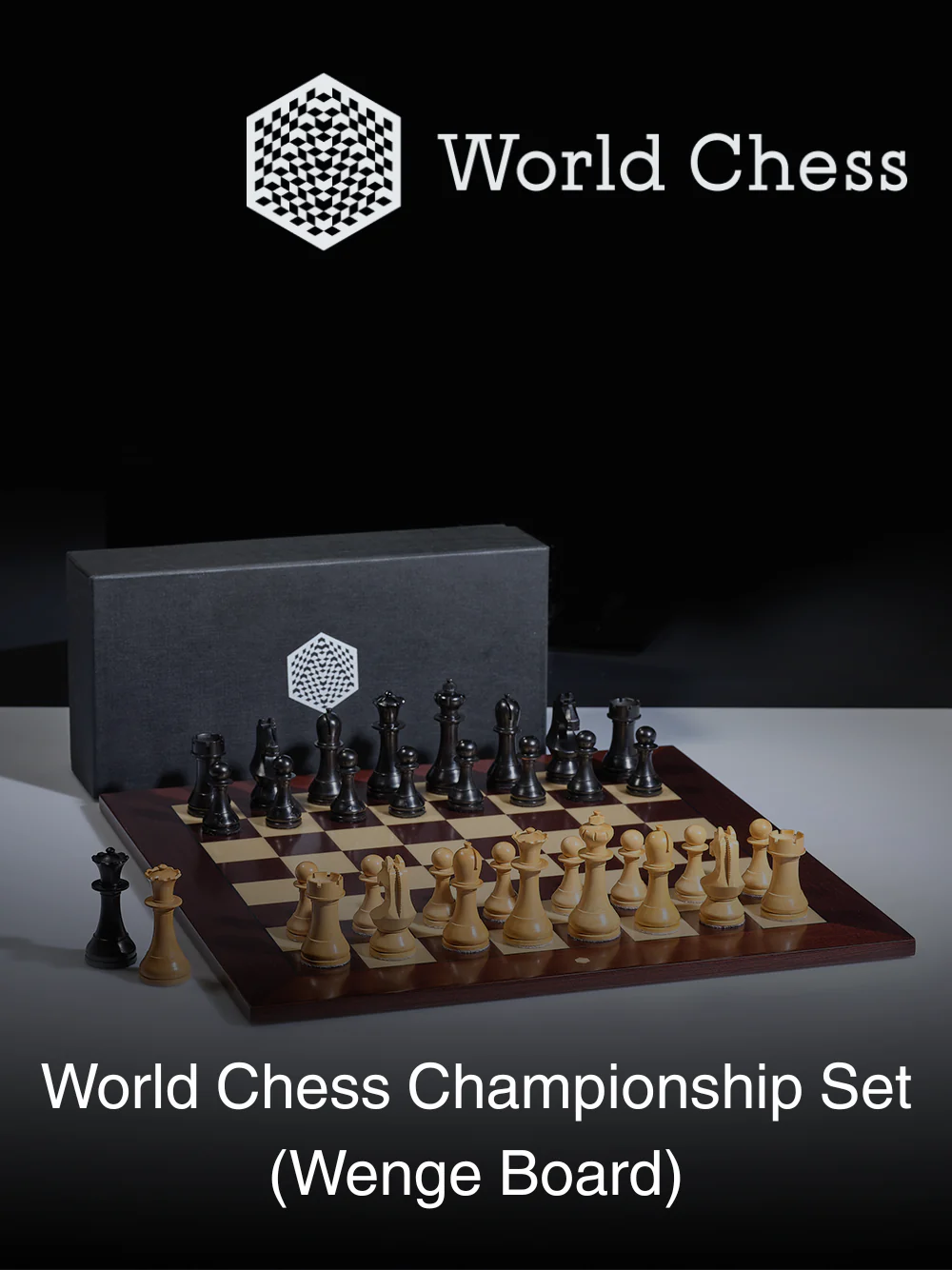 World Chess Championship Set (Wenge Board) - Image 5