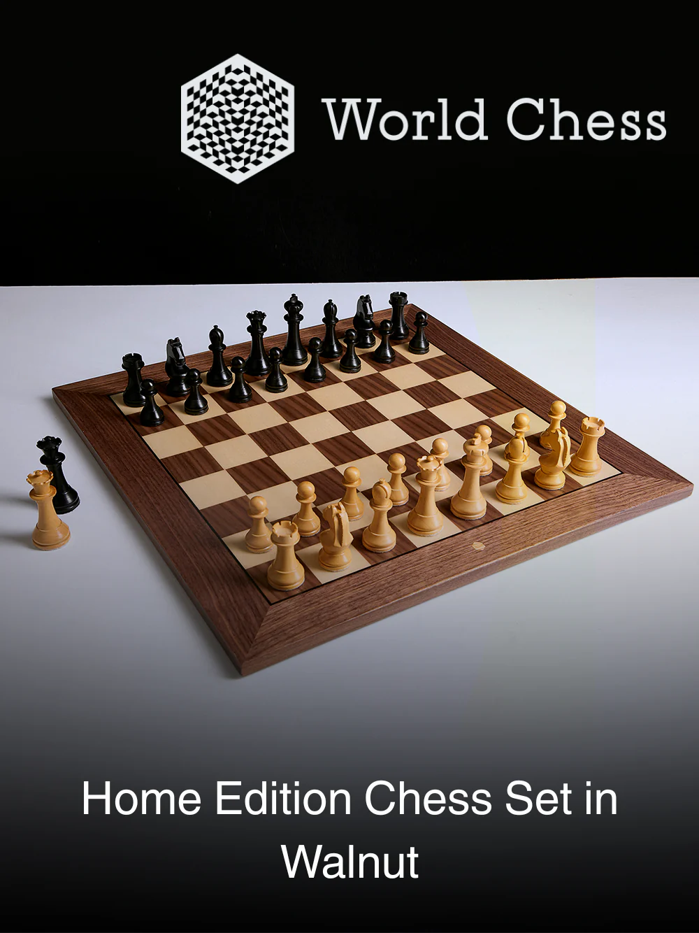 Home Edition Chess Set in Walnut - Image 4